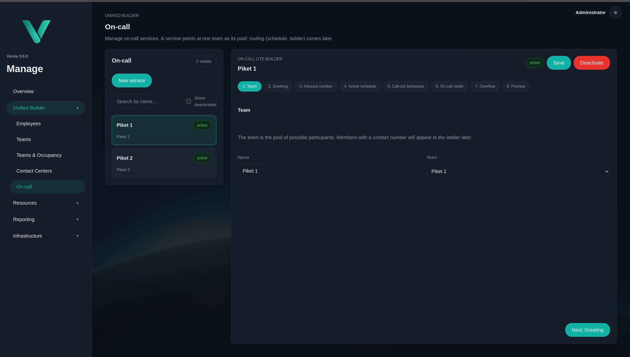 Velio Lite Builder voor het opzetten van een contact center
